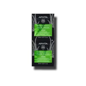 Apivita Express Beauty Face Mask Aloe Vera Hidratante y Calmante — 2x8ml