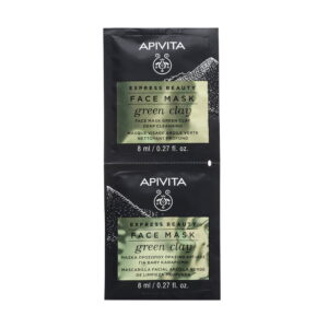 Apivita Express Beauty Face Mask Green Clay Purificante — 2x8ml
