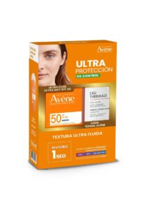 Kit Avène Ultra Fluid Mat Perfect SPF 50+ 50 ml + Agua Termal 150 ml